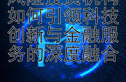 风险投资机构如何引领科技创新与金融服务的深度融合