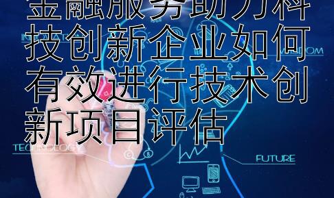 金融服务助力科技创新企业如何有效进行技术创新项目评估